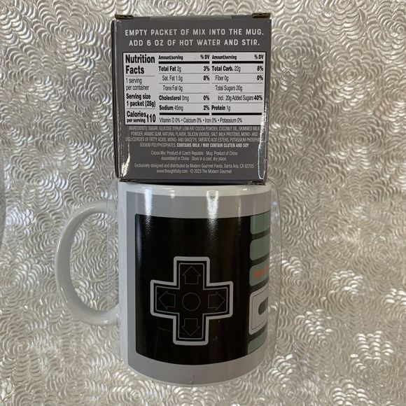 Nintendo Entertainment System NES Controller Ceramic Mug Cup Cocoa Gift Set Play - Picture 8 of 14